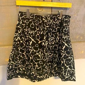 Ann Taylor Loft, Black and Creme Skirt